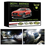2018-2023 Hyundai Kona 8 Piece LED interior light kit 3014 Series