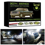 1995-1999 Chevy/GMC Silverado Sierra C1500 K1500 LED interior light kit 3014 Series