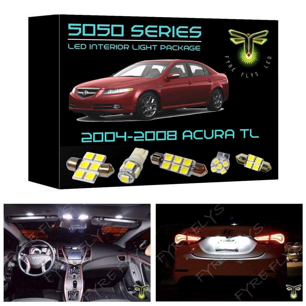 6x LED Full Interior Light Kit For Acura TL & Type-S (2004-2008) - IJDMTOY