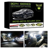 2010-2013 Acura ZDX LED interior light kit 3014 Series
