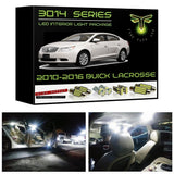 2010-2016 Buick LaCrosse Super Bright 3014 Series LED interior light kit