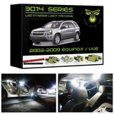 2002-2009 Chevy Equinox / Saturn Vue Super Bright 3014 Series LED interior light kit