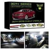 2014-2018 Chevrolet Impala Super Bright 3014 Series LED interior light kit