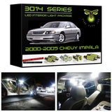 2000-2005 Chevy Impala Super Bright 3014 Series LED interior light kit