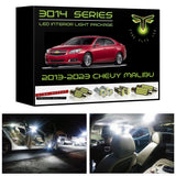 2013-2023 Chevrolet Malibu Super Bright 3014 Series LED interior light kit