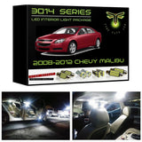 2008-2012 Chevy Malibu Super Bright 3014 Series LED interior light kit