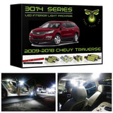 2009-2018 Chevy Traverse Super Bright 3014 Series LED interior light kit