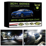 2013-2015 Honda Civic Ultra Bright LED interior light kit 3014 Series
