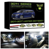 2011-2017 Honda Odyssey Ultra Bright LED interior light kit 3014 Series