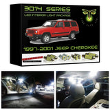 1997-2001 Jeep Cherokee XJ Super Bright 3014 Series LED interior light kit