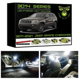 2011-2021 Jeep Grand Cherokee Super Bright 3014 Series LED interior light kit