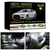 2008-2015 Mitsubishi Lancer Evo X Super Bright 3014 Series LED interior light kit