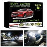 2014-2021 Mazda 6 Super Bright 3014 Series LED interior light kit