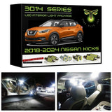 2018-2024 Nissan Kicks LED interior light kit 3014 Series