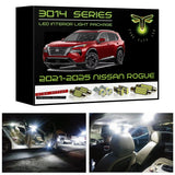 2021-2025 Nissan Rogue LED interior light kit Ultra Bright 3014 Series