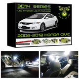 2006-2012 Honda Civic LED Ultra Bright interior light kit 3014 Series