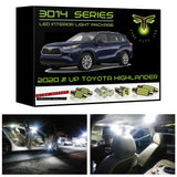 2020 & Up Toyota Highlander LED interior light kit 3014 Series