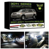2001-2007 Toyota Sequoia LED interior light kit 3014 Series