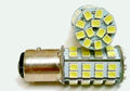 White and yellow/amber 120 LED Switchback turn signal bulbs