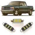 1988-1998 Chevy Silverado/GMC Sierra C1500 K1500 Super Bright 3014 Series 3 Piece LED Map & Dome Light Kit