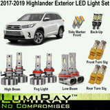 2017-2019 Toyota Highlander Exterior LED Light Set