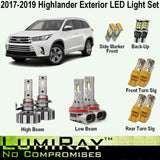 2017-2019 Toyota Highlander Exterior LED Light Set