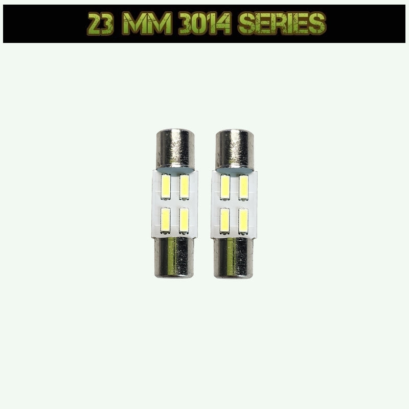 23mm Vanity Mirror Lights for Infiniti QX56 / Nissan Armada & Titan Super Bright 3014 Series
