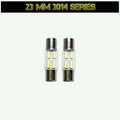 23mm Vanity Mirror Lights for Infiniti QX56 / Nissan Armada & Titan Super Bright 3014 Series