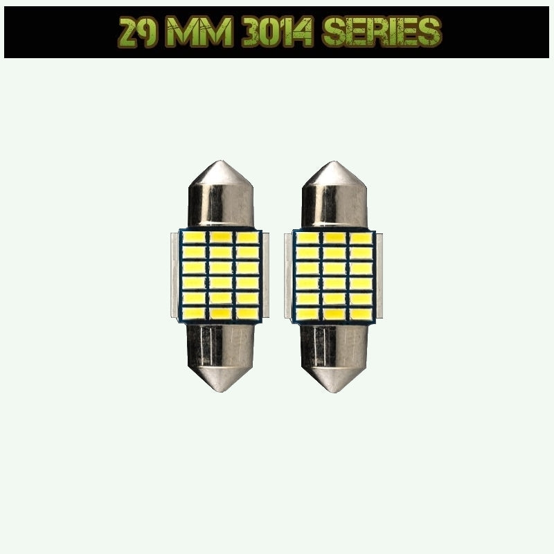 29mm DE3022 bulbs - 3014 Series - 15 LED (Perfect fit for Toyota/Lexus)