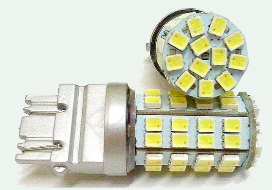 White and yellow/amber 120 LED Switchback turn signal bulbs
