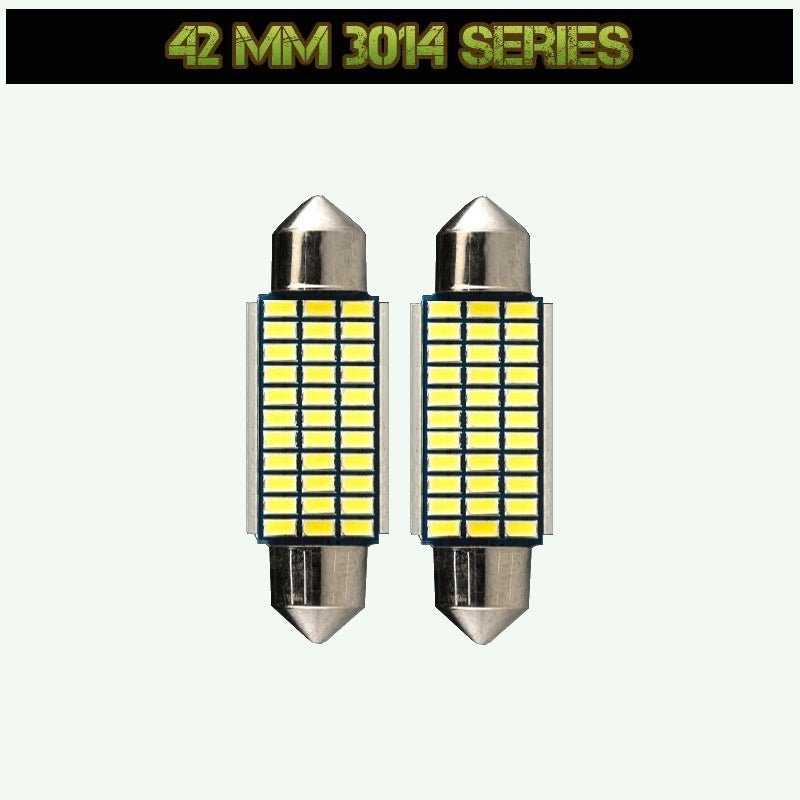 2008-2023 Dodge Challenger 3014 Series Super Bright 42mm Front Map/Dome LED bulbs
