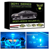 2001-2003 Acura CL Super Bright 3014 Series LED interior light kit