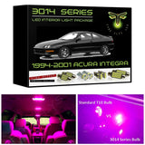 1994-2001 Acura Integra Super Bright 3014 Series LED interior light kit