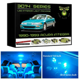 1990-1993 Acura Integra Super Bright 3014 Series LED interior light kit