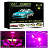 1990-1993 Acura Integra Super Bright 3014 Series LED interior light kit