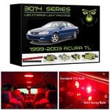1999-2003 Acura TL Super Bright 3014 Series LED interior light kit