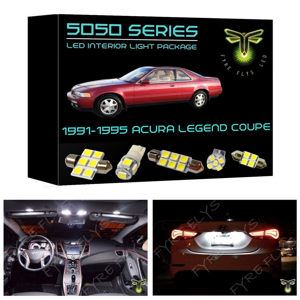 1991-1995 Acura Legend Coupe LED interior light kit 5050 Series – Fyre Flys
