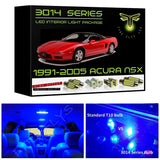 1991-2005 Acura NSX Super Bright 3014 Series LED interior light kit