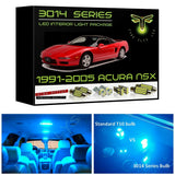 1991-2005 Acura NSX Super Bright 3014 Series LED interior light kit