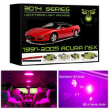 1991-2005 Acura NSX Super Bright 3014 Series LED interior light kit