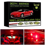 1991-2005 Acura NSX Super Bright 3014 Series LED interior light kit