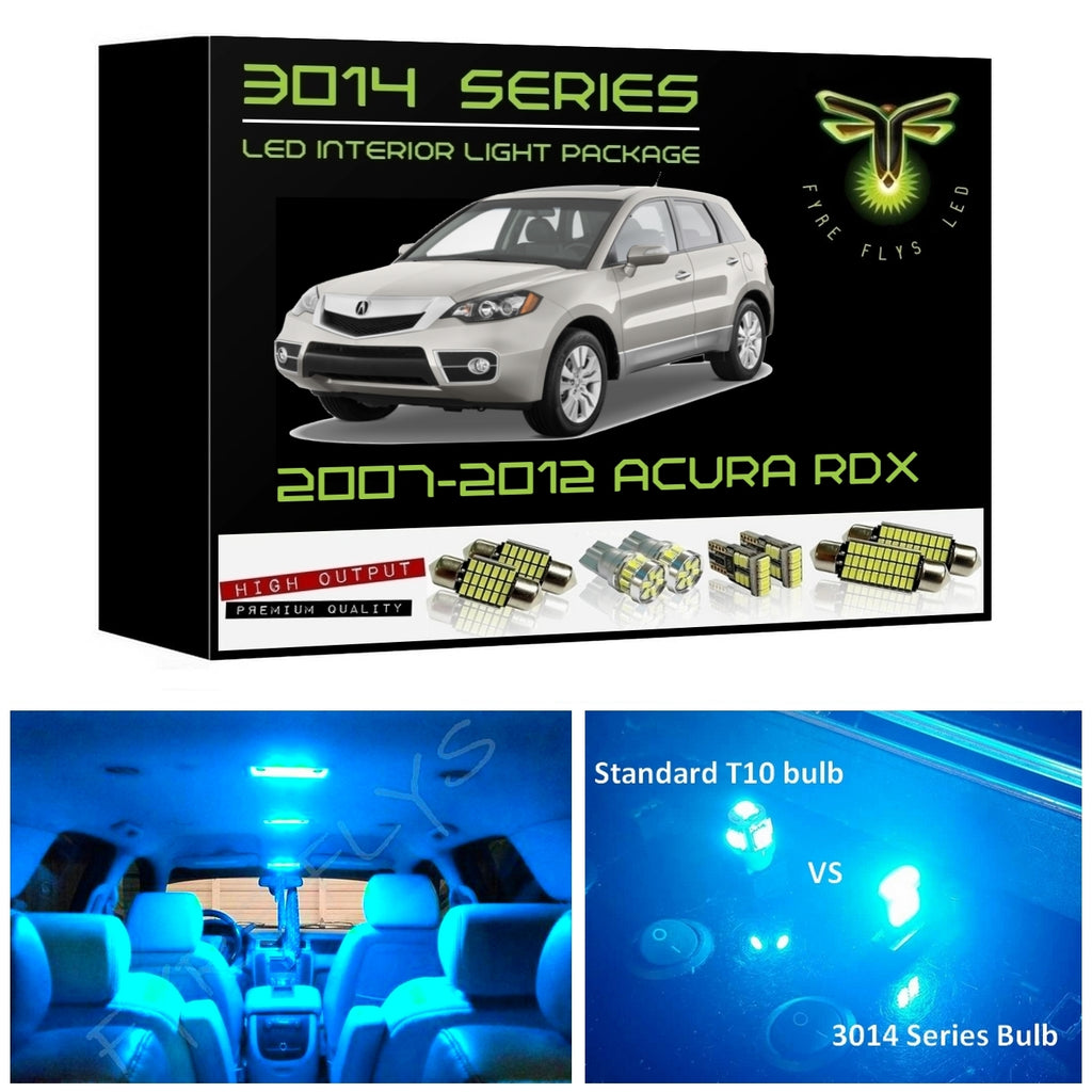 2007-2012 Acura RDX Super Bright 3014 Series LED interior light kit