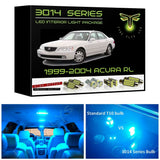 1999-2004 Acura RL Super Bright 3014 Series LED interior light kit