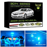 2005-2012 Acura RL Super Bright 3014 Series LED interior light kit