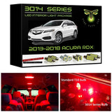 2013-2018 Acura RDX Super Bright 3014 Series LED interior light kit