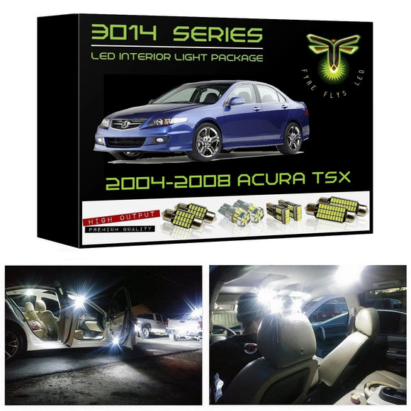 2004-2008 Acura TSX Super Bright 3014 Series LED interior light kit