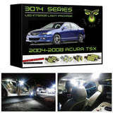 2004-2008 Acura TSX Super Bright 3014 Series LED interior light kit