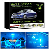 2004-2008 Acura TSX Super Bright 3014 Series LED interior light kit