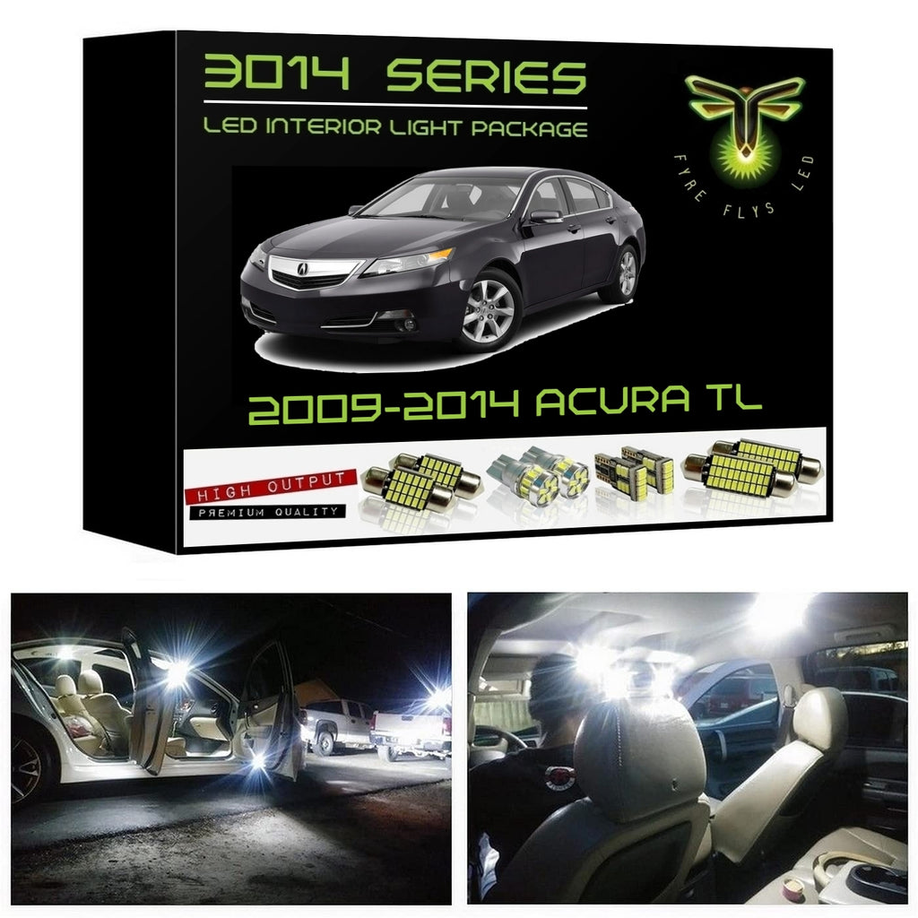 2009-2014 Acura TL Super Bright 3014 Series LED interior light kit