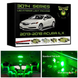 2013-2018 Acura ILX Super Bright 3014 Series LED interior light kit